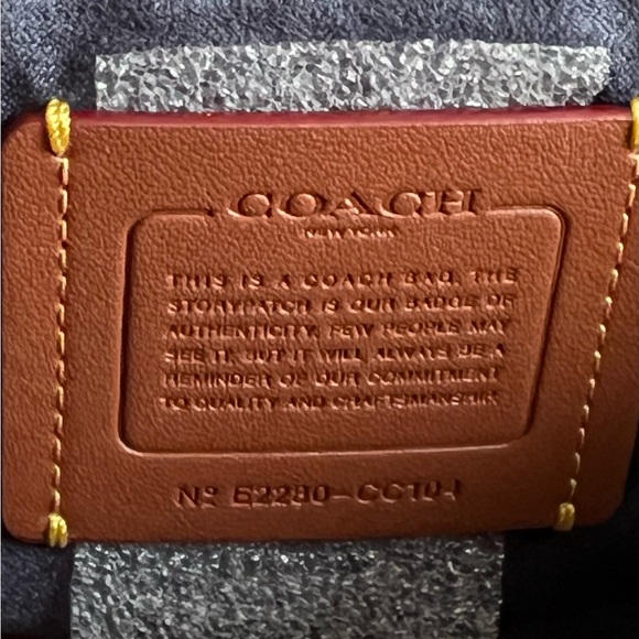 💰SOLD - CC104 - Coach Soft Tabby Crossbody 18 with Camo Print - Picture 8 of 12